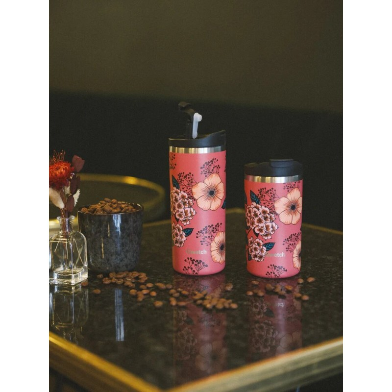 Stainless steel insulated travel mug - Anemones - 350ml Stainless steel insulated travel mug - Anemones - 350ml