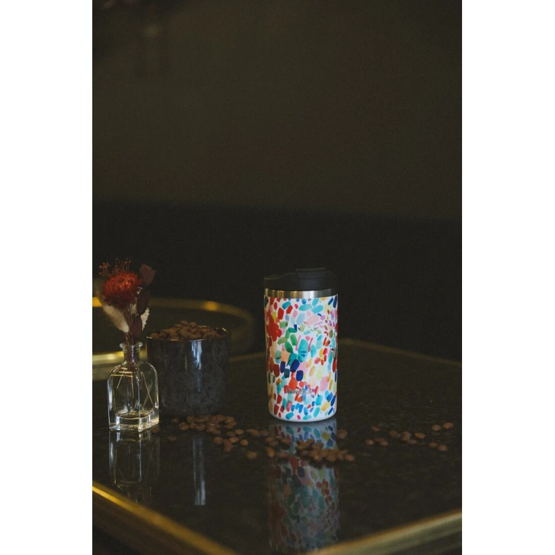 Stainless steel insulated travel mug - ARTY - 350ml Stainless steel insulated travel mug - ARTY - 350ml