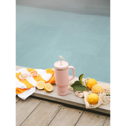 salle d'ô - Travel cup isotherme inox - Matt - Pastel rose - 900ml