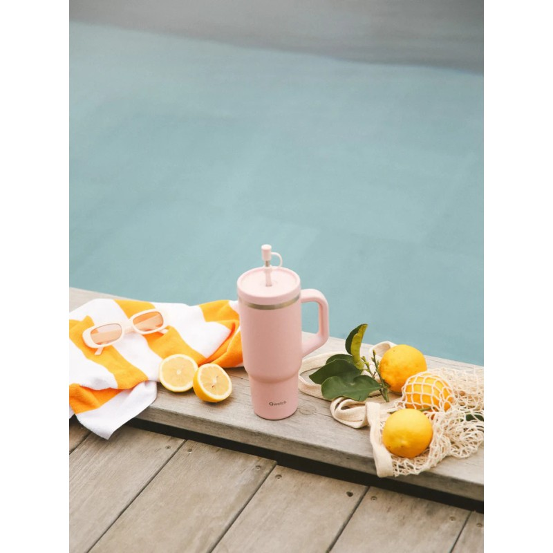 Stainless steel insulated travel cup - Matt - Pastel pink - 900ml Stainless steel insulated travel cup - Matt - Pastel pink - 900ml