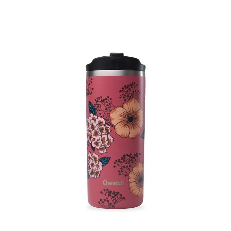 Stainless steel insulated travel mug - Anemones - 470ml Stainless steel insulated travel mug - Anemones - 470ml
