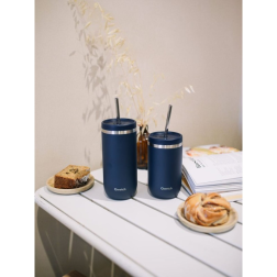 salle d'ô - Cold cup isotherme inox - Matt - Marine - 470ml