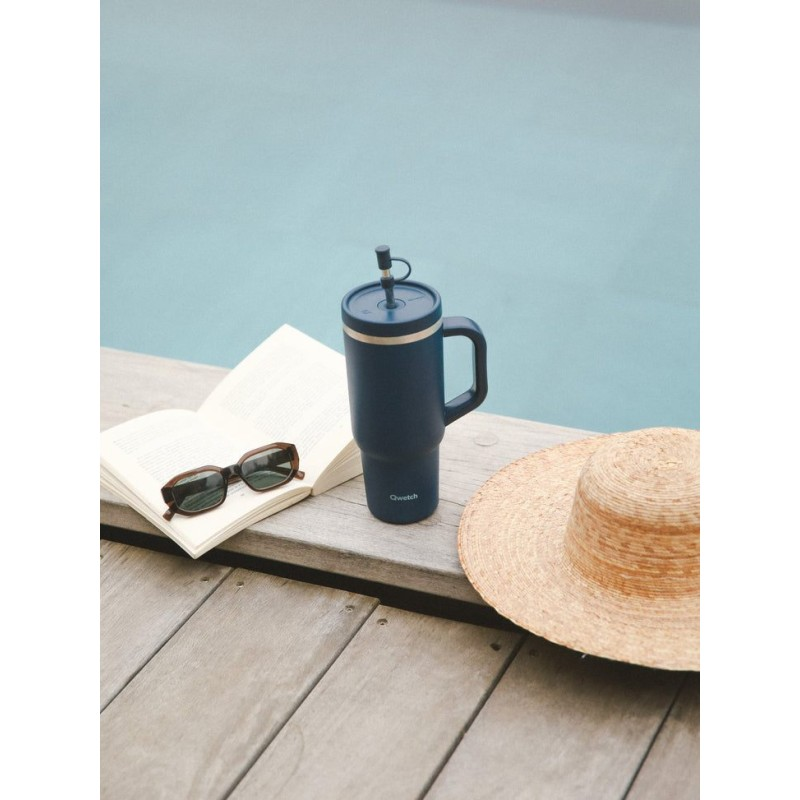 Stainless steel insulated travel cup - Matt - Navy - 900ml Stainless steel insulated travel cup - Matt - Navy - 900ml