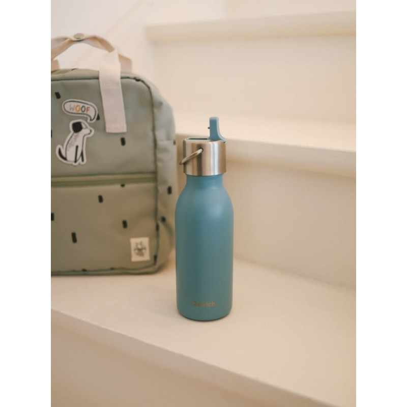 Stainless steel insulated bottle - Kids - Steel blue - 350ml