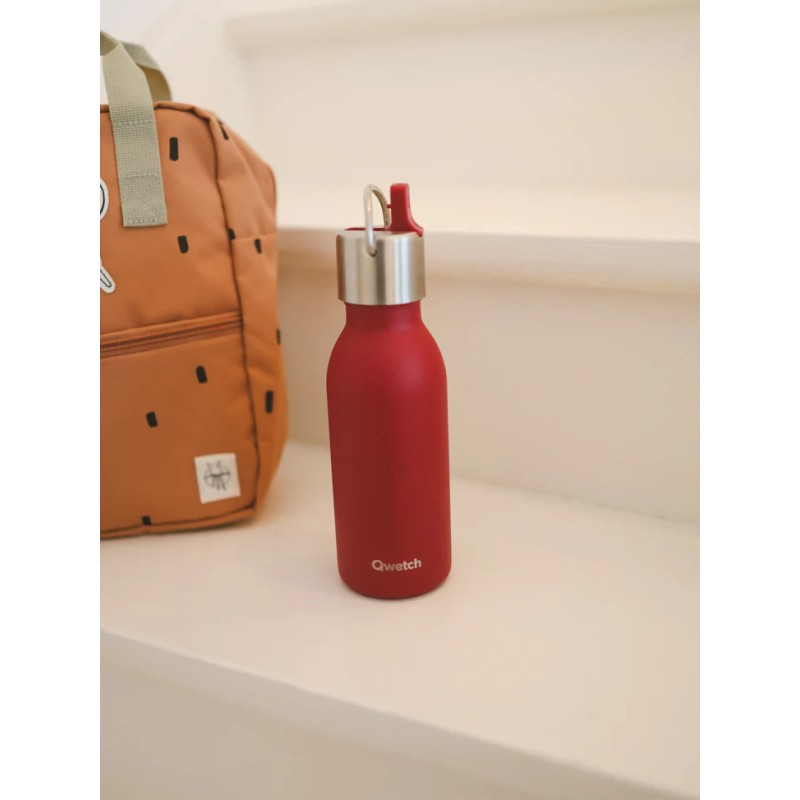 Stainless steel insulated bottle - Kids - Garnet - 350ml