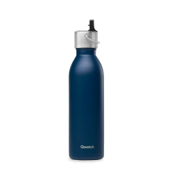 salle d'ô - Bouteille isotherme avec bouchon sport - Bleu marine - 600ml