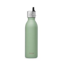salle d'ô - Bouteille isotherme avec bouchon sport - Vert tilleul - 600ml