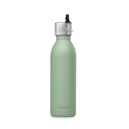 salle d'ô - Bouteille isotherme avec bouchon sport - Vert tilleul - 600ml