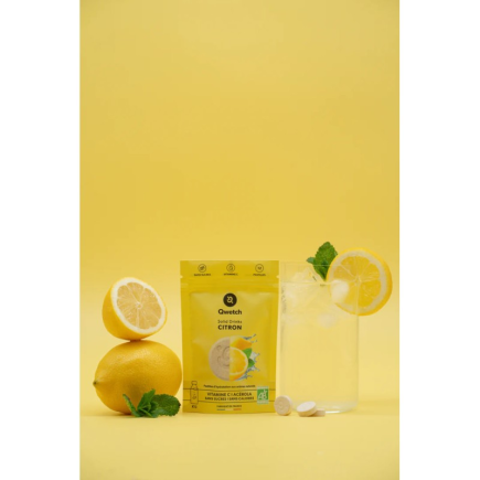 salle d'ô - Solid Drinks BIO - Citron - Vitamine C - 12 pastilles