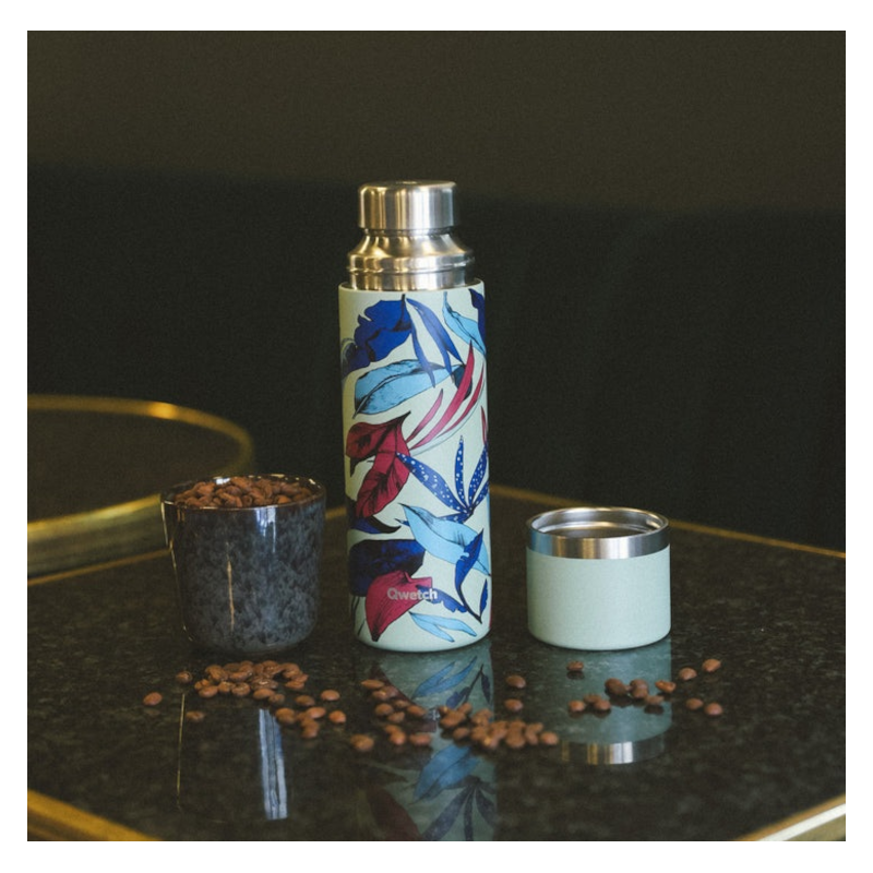 Insulated stainless steel thermos - Bahia - lime green - 750ml