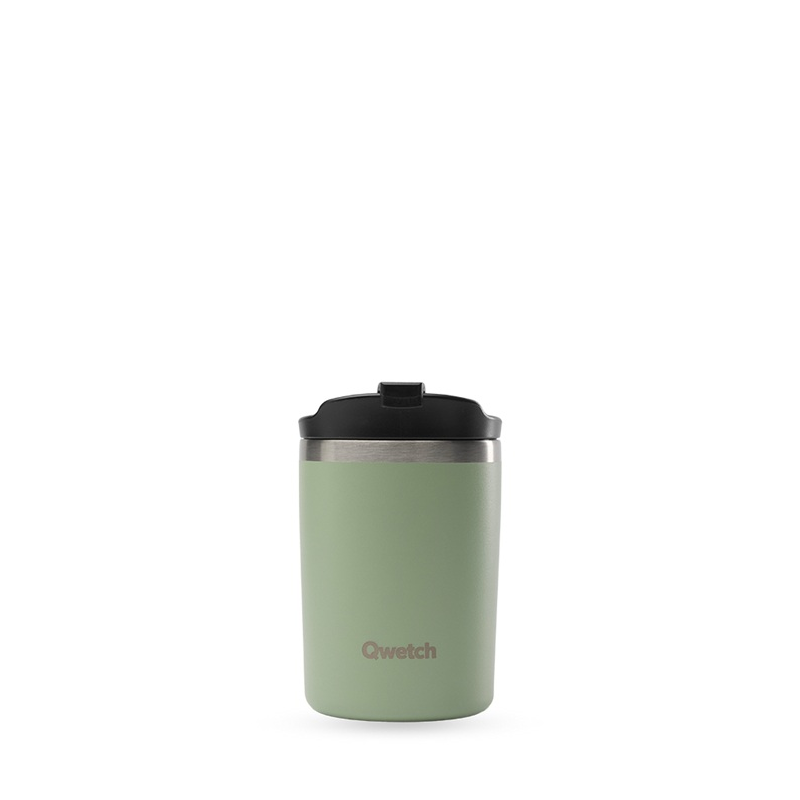 Stainless steel insulated travel mug - Matte - Lime Green - 240ml