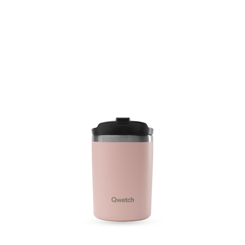 Stainless steel insulated travel mug - Matte - Pink - 240ml Stainless steel insulated travel mug - Matte - Pink - 240ml