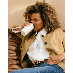 salle d'ô - Travel mug isotherme inox - Matt - Sable - 350ml