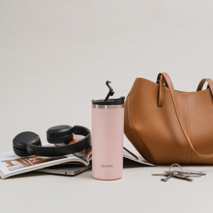 salle d'ô - Travel mug isotherme inox - Matt - Rose - 350ml
