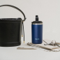 Isolierter Edelstahl-Reisebecher – Matt – Mitternachtsblau – 350 ml