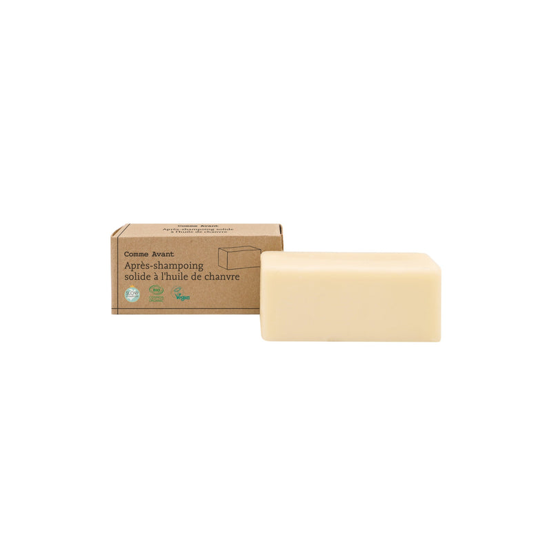 Condicionador de óleo de cânhamo - 45g - O mesmo antes