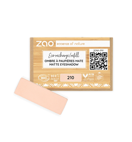 salle d'ô - Recharge Ombre à paupières mate 210 Rose pêche