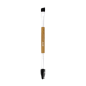 Brocha doble de bambú para cejas 712 Brocha doble de bambú para cejas 712