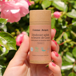 salle d'ô - Déodorant solide - Menthe Géranium - 60g - Comme avant