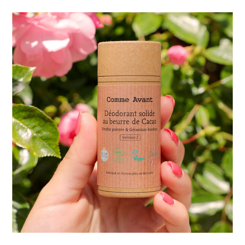 Solid Deodorant - Mint Geranium - 60g - Just Like Before