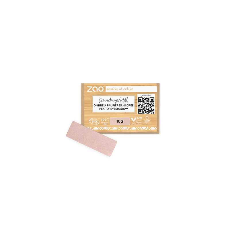 Pearlescent Eyeshadow Refill 102 Pink Beige