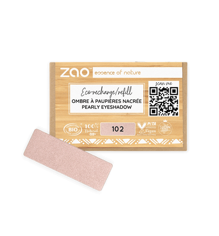 salle d'ô - Recharge Ombre à paupières nacrée 102 Beige rose