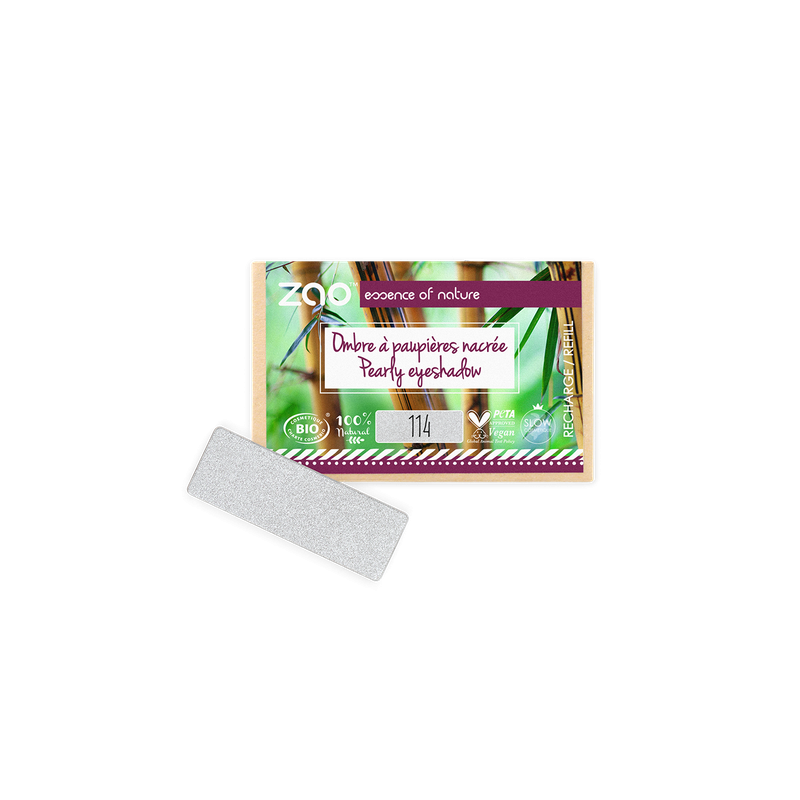 Pearlescent Eyeshadow Refill 114 Silver