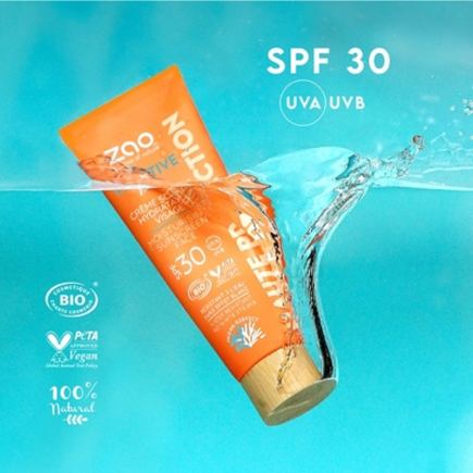 salle d'ô - Crème solaire hydratante visage - SPF30 - 50ml