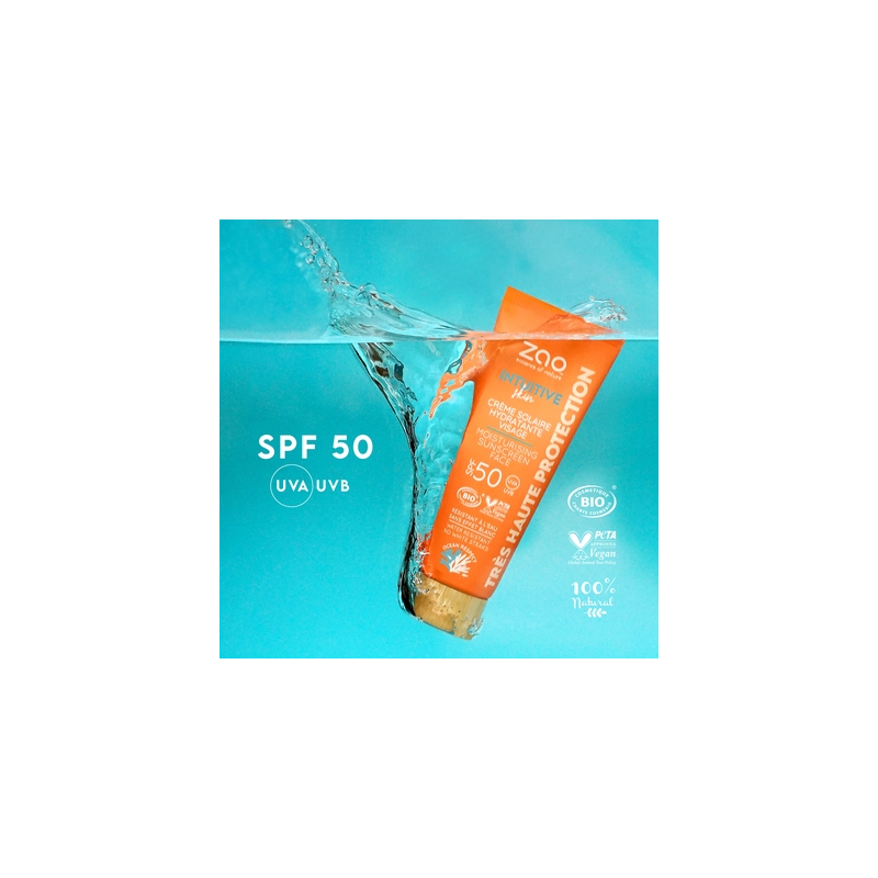 Moisturizing face sunscreen - SPF50 - 50ml