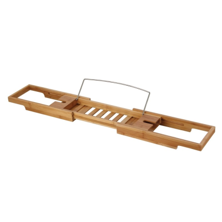 salle d'ô - Pont de Baignoire extensible en Bambou