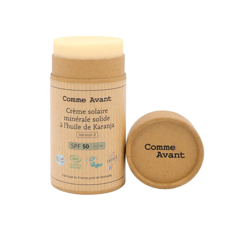 Solid SPF50 sunscreen with Karanja oil - 80g Solid SPF50 sunscreen with Karanja oil - 80g