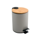 Pedal bin - Adonis - Taupe Bamboo - 3L Pedal bin - Adonis - Taupe Bamboo - 3L