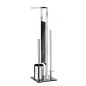 Combiné WC Rivalta acier inox, brillant