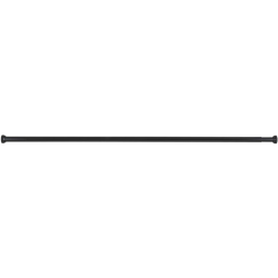 salle d'ô - Barre de douche télescopique noir 110-185cm