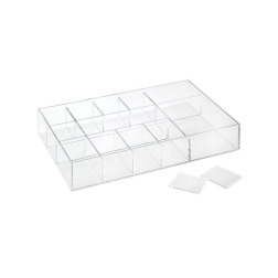 salle d'ô - Organiseur maquillage Femme ajustable avec compartiments souples