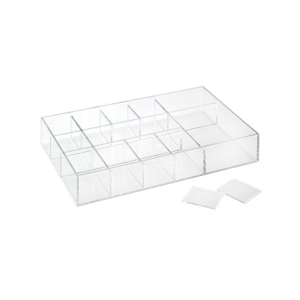 salle d'ô - Organiseur maquillage Femme ajustable avec compartiments souples