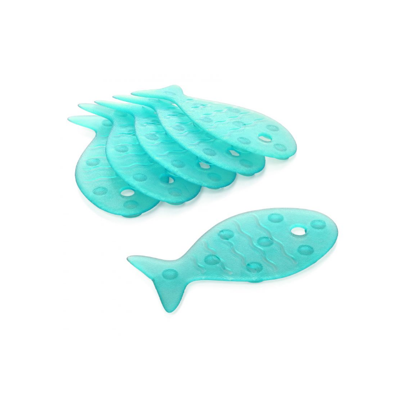 Pastille anti-derapant poisson turquoise