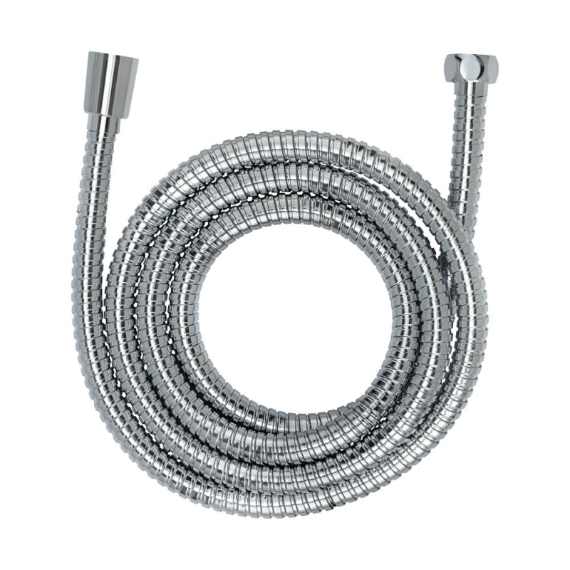 Shower hose 2m00 stainless steel, anti-twist