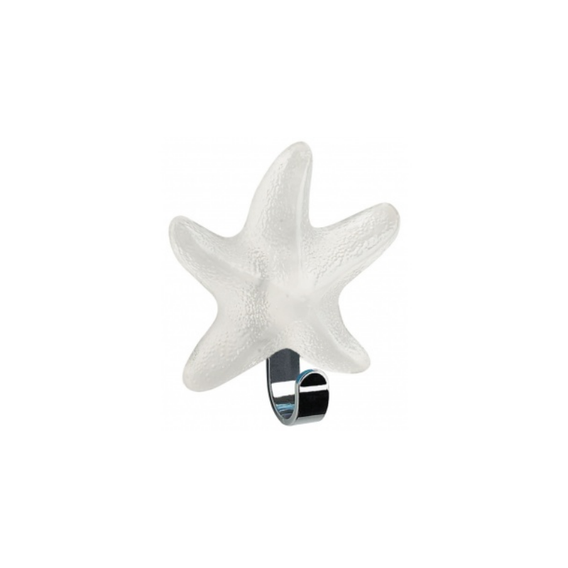Starfish Crochet adhésif clear white