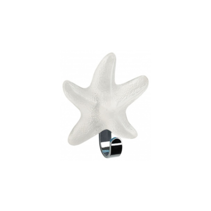 salle d'ô - Starfish Crochet adhésif clear white