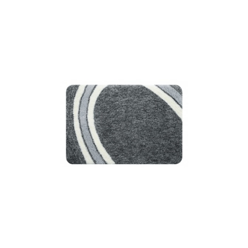 Curve bath mat 60x90 grey