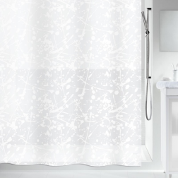 salle d'ô - Rideaux PVC/PEVA 180x200cm BANG WHITE