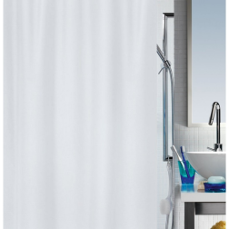 salle d'ô - Rideaux textile 180x200cm PRIMO WHITE - Made in UE