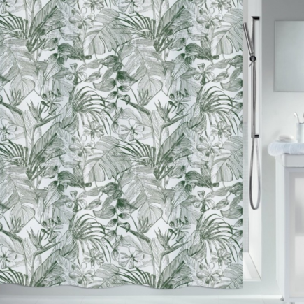 salle d'ô - Rideaux textile 180x200cm TROPIC
