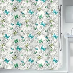 salle d'ô - Rideaux textile 180x200cm PAPILLONS - Made in UE
