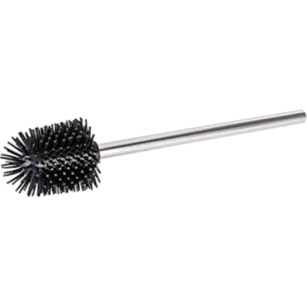 salle d'ô - Brosse de rechange silicone avec manche acier inox diam 8.5
