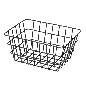 Viana bathroom wastebasket, matte black Viana bathroom wastebasket, matte black