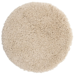 salle d'ô - Tapis de bain rond 60cm Highland Sable