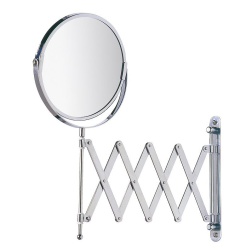 salle d'ô - Miroir mural 17cm x3 avec bras télescopique