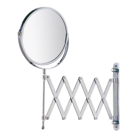 salle d'ô - Miroir mural 17cm x3 avec bras télescopique